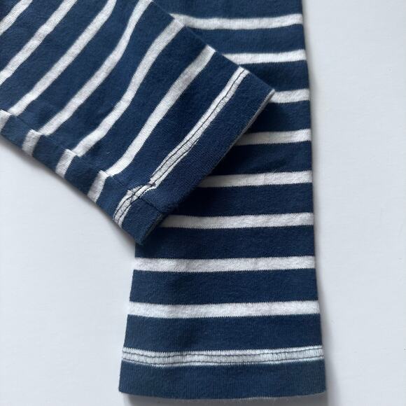 Tea Collection blue stripe Leggings - Size 8 - Picture 2 of 4